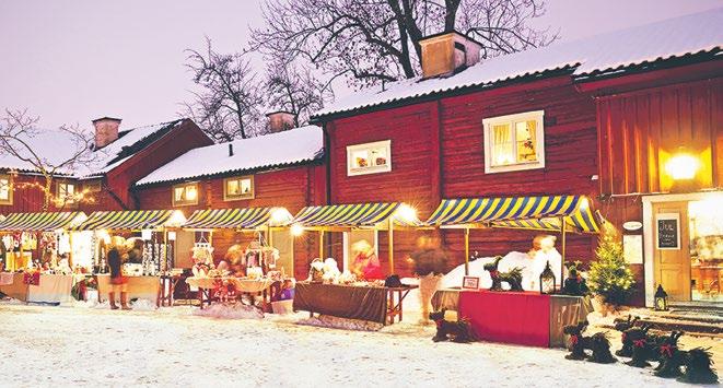 Wadköpings julmarknad Känn julstämningen, smaka den goda julmaten, hitta de unika julklapparna och träffa Tomten.