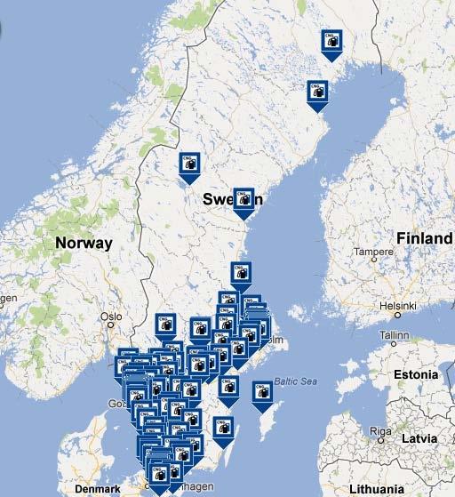 7.2 Fordonsgas och bilar i Sverige 2008 2009 2010 2011 Antal gasfordon 16 889 23 124 32 038 38 609 Varav personbilar 15 642 21 749 30 105 36 528 Varav tunga 398 412 499 552 lastbilar Varav Bussar 849