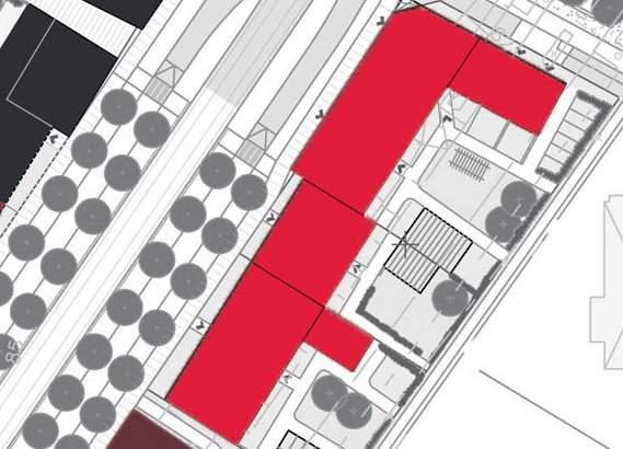 Gård får bebyggas med mindre gårdsbebyggelse. Minst två mindre till medelstora träd ska planteras. B5 B4 ant.