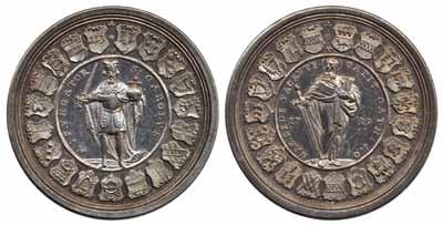 806 806 Germany Münster 1½ thaler 1719. Sede vacante, 49 mm, 43,03 g silver. XF 2.