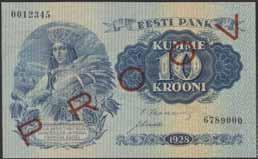 000:- 833 Pick 65a Estonia 50 krooni 1929.