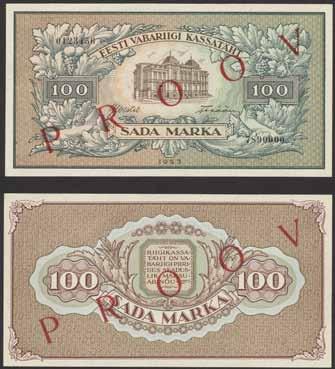 841 840 842 840 Pick 51s Estonia 100 marka 1923.