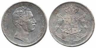 254 253 253 Hild. 2 Drottning Desiderias ankomst till Sverige 1823, av J. J. Barre. Silver (40 mm), 33,99 g. Obetydligt kanthack, vacker regnbågsskimrande patina. 01/0 500:- 254 Hild.