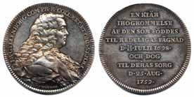 Tenn (56 mm), 69,00 g. Litet kanthack och liten repa. 01 500:- 355 Hyckert 193:2 Fredrik Gyllenborg av C. I. Wikman.