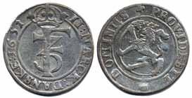 500:- 420 NM 151A Frederik III 2 mark 1651.