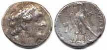 Schweiz. Kreditanstalt, Bern. XF-UNC 5.000:- 590 590 Eastern Roman Empire thetradrachm 100 BC. 13,96 g. Alexandria, Ptolemios VIII. F 500:- 591 Accumulation of ancient coins in box.