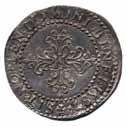 III Demi franc au col plat 1587.