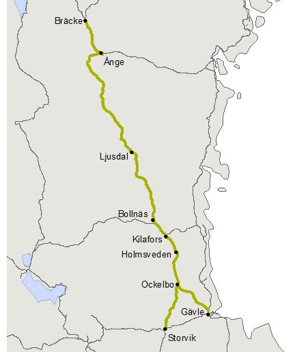 Norra stambanan Åtgärdade nedsättningar jämfört med JNB 2017 Moradal, spårväxlar. Risk för varaktig nedsättning till STH 40. Ny!