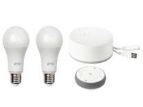 SMART BELYSNING - PRESSMATERIAL 020 ALLA PRODUKTER: PE631450 TRÅDFRI set för dimning 299:- Innehåller: TRÅDFRI LED-lampa E27, 980 lumen och fjärrkontroll som kan styra upp till 10 smarta