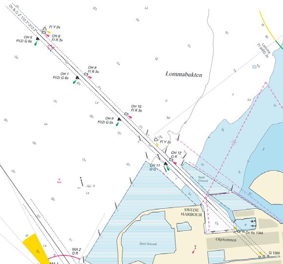 Nr 118 12 Utsnitt ur sjökort 8141 / Segment from chart 8141 Sjöfartsverket Malmö. Publ. 9 juni 2006 Kattegatt / Kattegat * 3415 (T) Sjökort/Chart: 9312 Sverige. Kattegatt. Göteborg.