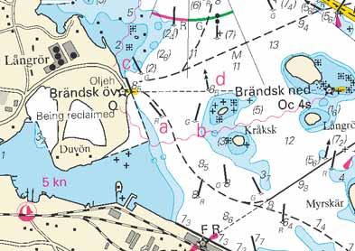 7 Nr 193 * 4621 Sjökort/Chart: 5331 Sverige. Bottenhavet. Söderhamnsområdet. Långrör. Ändrad utmärkning.