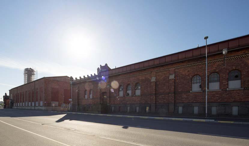 (Stockholms stadsarkiv) Byggnaderna är idag tomma och