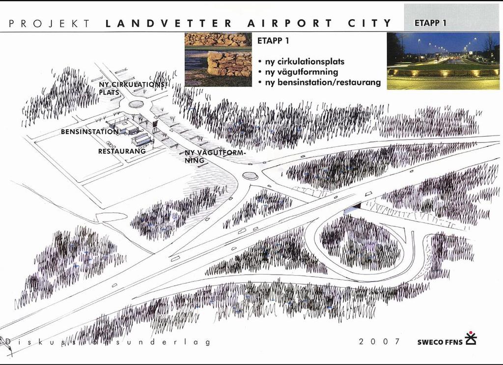 PHASE 1 PHASE 1 New roundabout New road formation New petrol