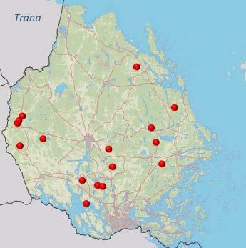 I några av de inventerade vattnen har rörhöns också setts vid annat tillfälle under året och även konstaterats häcka.