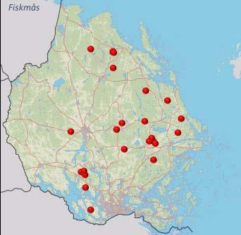 35 täkter, 2 par i sedimentationsdammar och ett vid en golfbana. Övriga par fanns i anlagda vatten med lst-stöd, varav flera var nyanlagda.