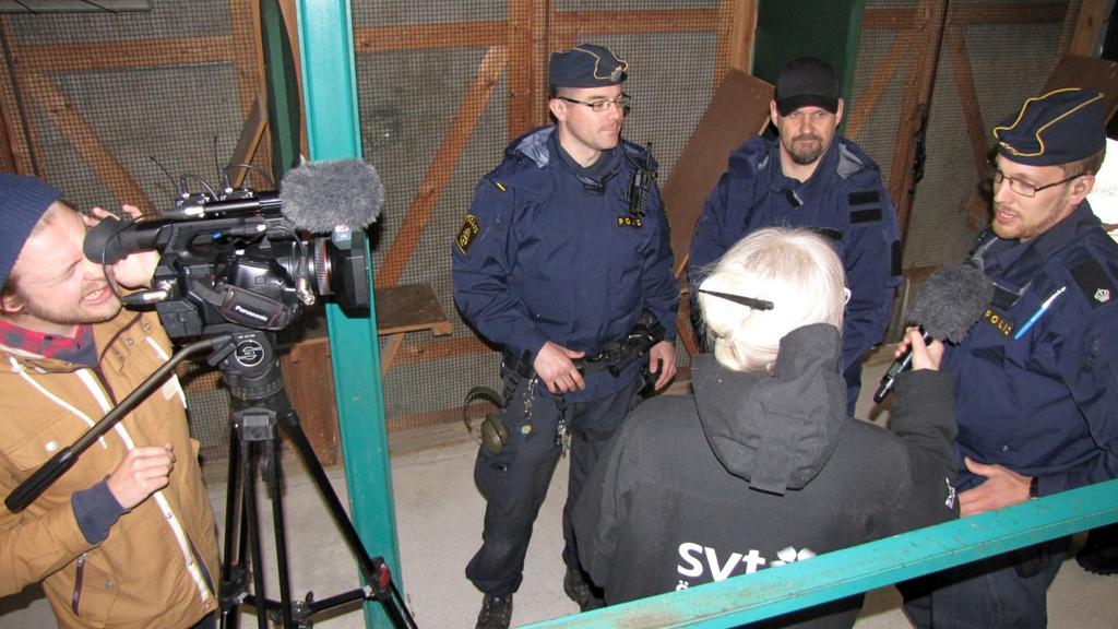 Poliser från Eskilstuna och Strängnäs