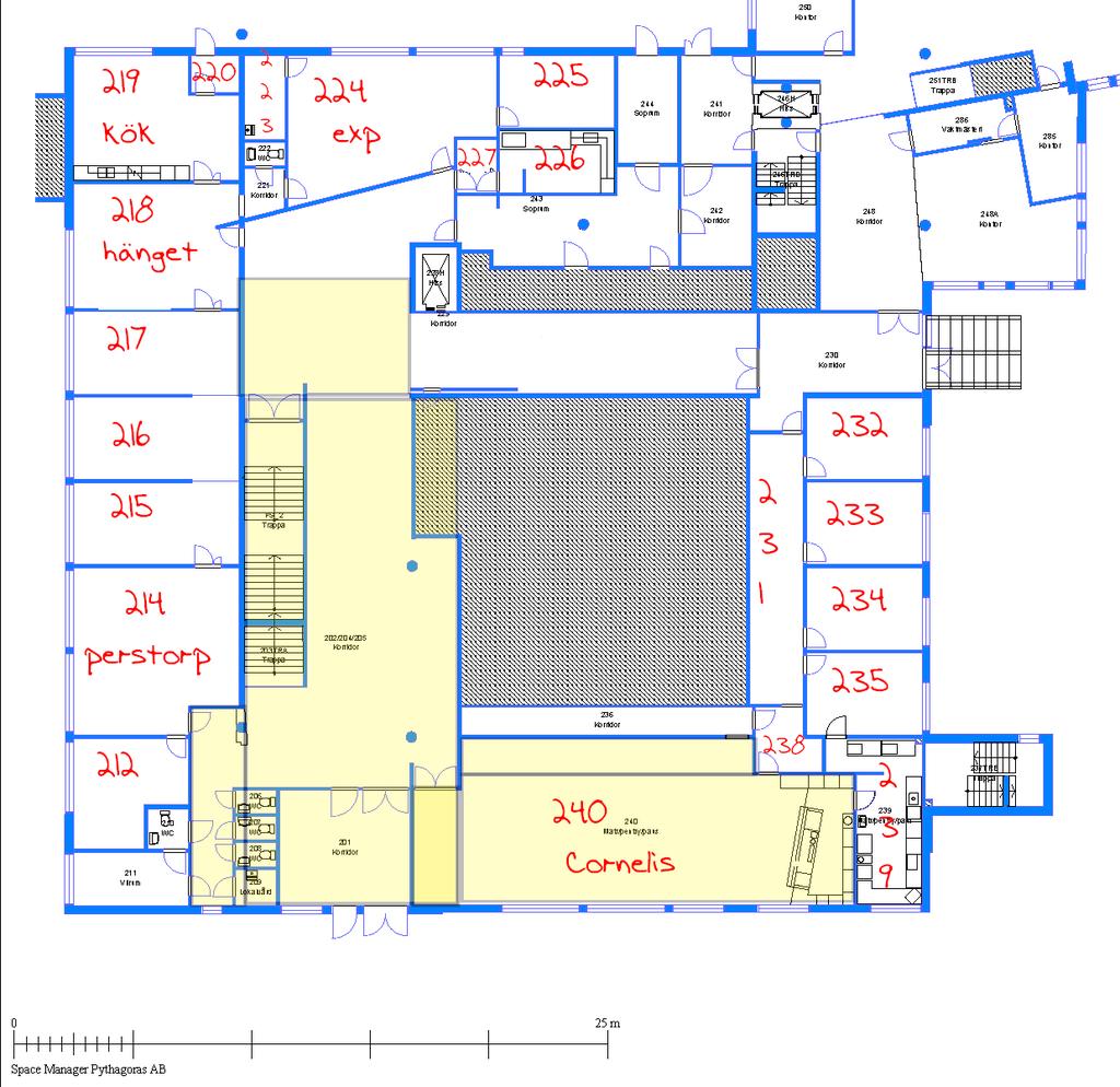 7.3 Teknologkåren, plan 2 7.