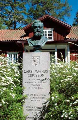 kultur & sevärdheter museum L M Ericssons minnesgård Värmskog Den svenska telefonins fader Lars Magnus Ericsson föddes den 5 maj 1846 på gården Nordtomta i Vegerbols by, Värmskog.