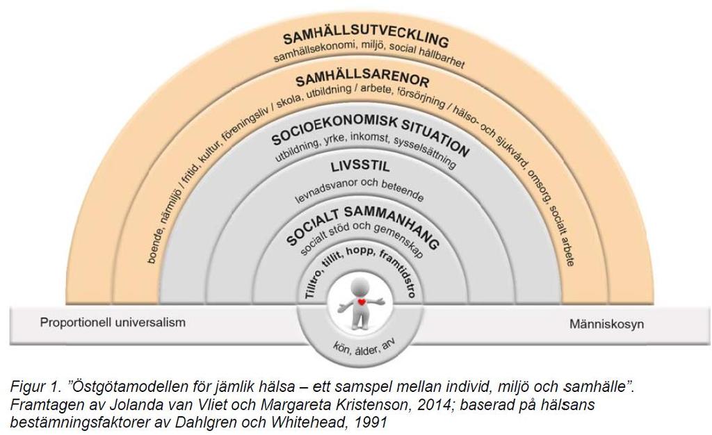 5(12) Den stora påverkansmöjligheten att minska skillnader i hälsa ligger inte inom hälso- och sjukvården, utan genom att påverka tidiga bestämningsfaktorer för hälsa, som levandsvanor, livsmiljöer,