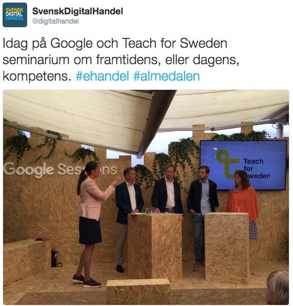 Almedalen 2016 Intresset för Digital Handel ökar även på