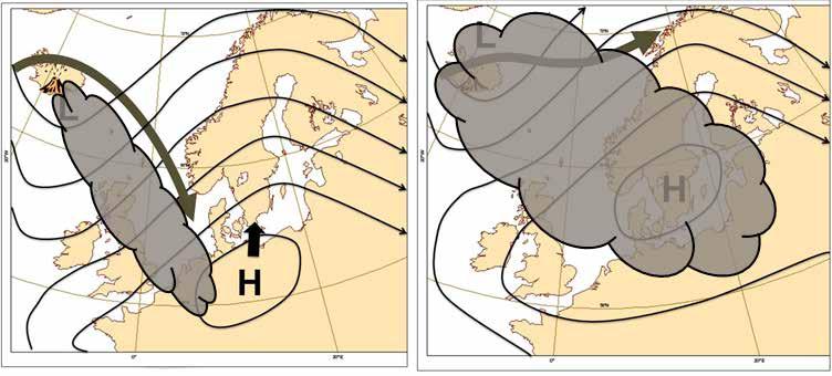 EN SAMMANSTÄLLNING AV RISKOMRÅDEN OCH SCENARIOANALYSER 2012 2015 30 Figur 2: Utsläppet av svaveldimma påverkar hela norra Europa.