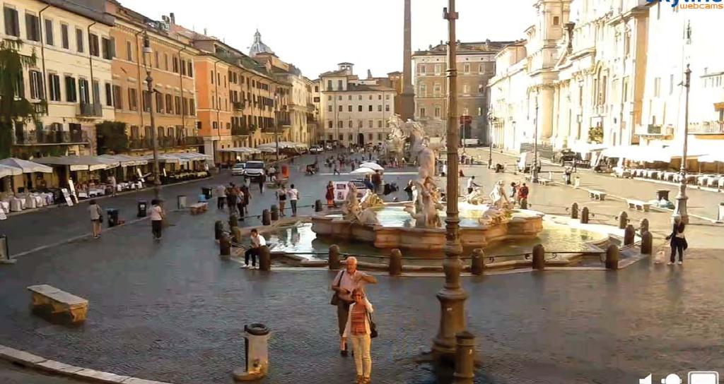 Ett udda QSO via webkamera i ROM den17/9 2016 Länk till webkamera på piazza Navona i Rom. https://www.skylinewebcams.com/en/webcam/italia/lazio/roma/piazza-navona.