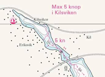 Ändra 7 knop till 5 knop 59-19,8N 18-18,5E Kilsviken Bsp Stockholm M 2006 s20, Stockholms skärgård 6142 Länsstyrelsen Stockholm. Publ.