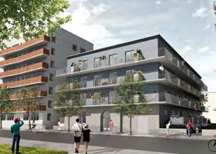Sociala ytor i området som ingår i projektet inkluderar pool, utegård samt utekök. ND Studios En byggnad om 1 768 kvadratmeter boarea belägen i det nybyggda området Norra Djurgårdsstaden.