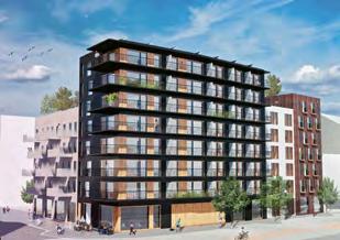 Byggnaderna, som även inkluderar ett lamellhus i sju våningar, är ritade av den prisbelönta arkitekten Gert Wingårdh.