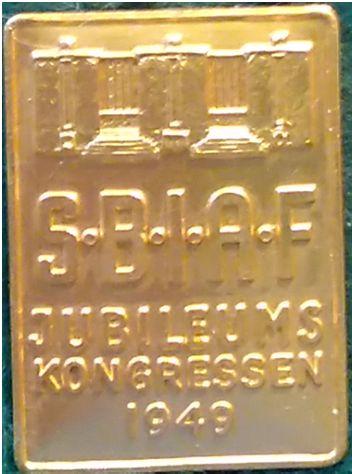 6.6 SBIAF Jubileumskongress 1949. (S.R.279) 6.