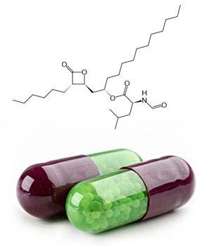 Orlistat Xenical, Alli Orlistat Inhiberar pankreas-lipas, reducerar fettupptag 30% av intaget fett ut i feces.