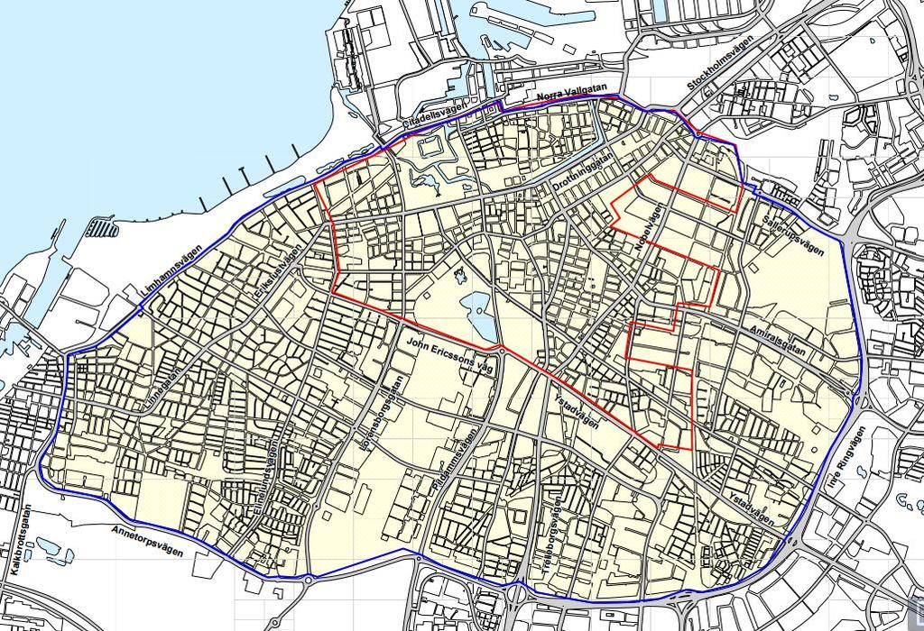 2.1.4 Malmö Precis som Stockholm och Göteborg klassas centrala Malmö som miljözon vilket innebär restriktioner för vilka typer av fordon som får färdas i zonen (se figur 2.4).