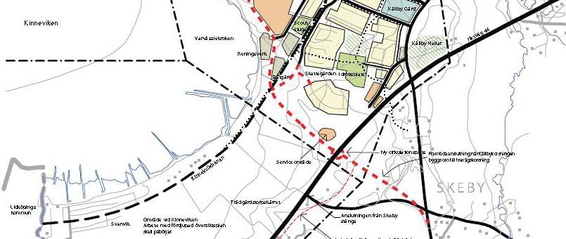 Utdrag ur gällande Översiktsplan 2010 Gällande detaljplan Inom planområdet gäller detaljplan för område vid Vänervägen, Källby, lagakraftvunnen 1997-07-11 och detaljplan för Källby RV 44 ny infart,