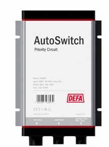 Produkter - AutoSwitch AutoSwitch När både landström och inverter är tillkopplade till samma anslutning gör AutoSwitchen att nätspänningen via intagskabeln alltid är