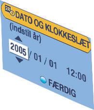 Börja använda kameran Sätta på kameran Ställa in språk samt datum och tid Språk: 1 om du vill ändra. 2 OK om du vill godkänna. 1 2 Datum och tid: När du uppmanas trycker du på OK. om du vill ändra. om du vill gå till föregående/nästa fält.