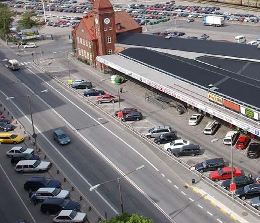 Norra Stationsgatan Projektet Cykelfält på gatans båda sidor. Sträckans längd är 900 meter. Byggår 2004.