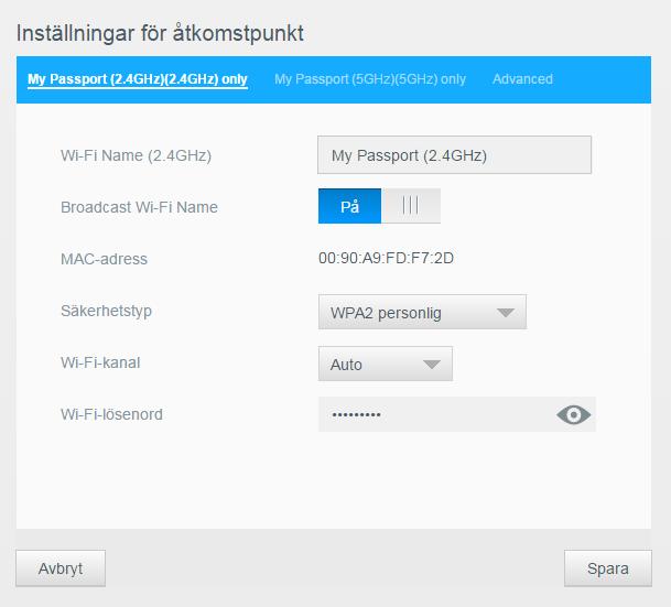 Ansluta disken Följ instruktionerna på skärmen för att återansluta disken. Om du ändrat diskens namn, välj det nya namnet från nätverkslistan.