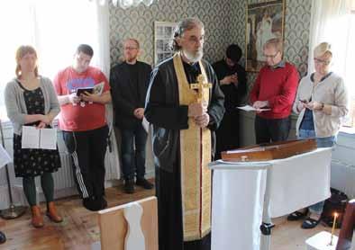 Ekumenisk teologi Fred Under 2016 besöktes S:t Ignatios Andliga Akademi utanför Södertälje i pilgrimsprocessen med att lära känna varandras kyrkotraditioner.