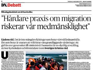 Dagens Nyheter 20/3 2015 Aftonbladet 30/1 2015 Sveriges kristna råd har ett omfattande kommunikationsarbete, både genom kärnverksamheten och genom