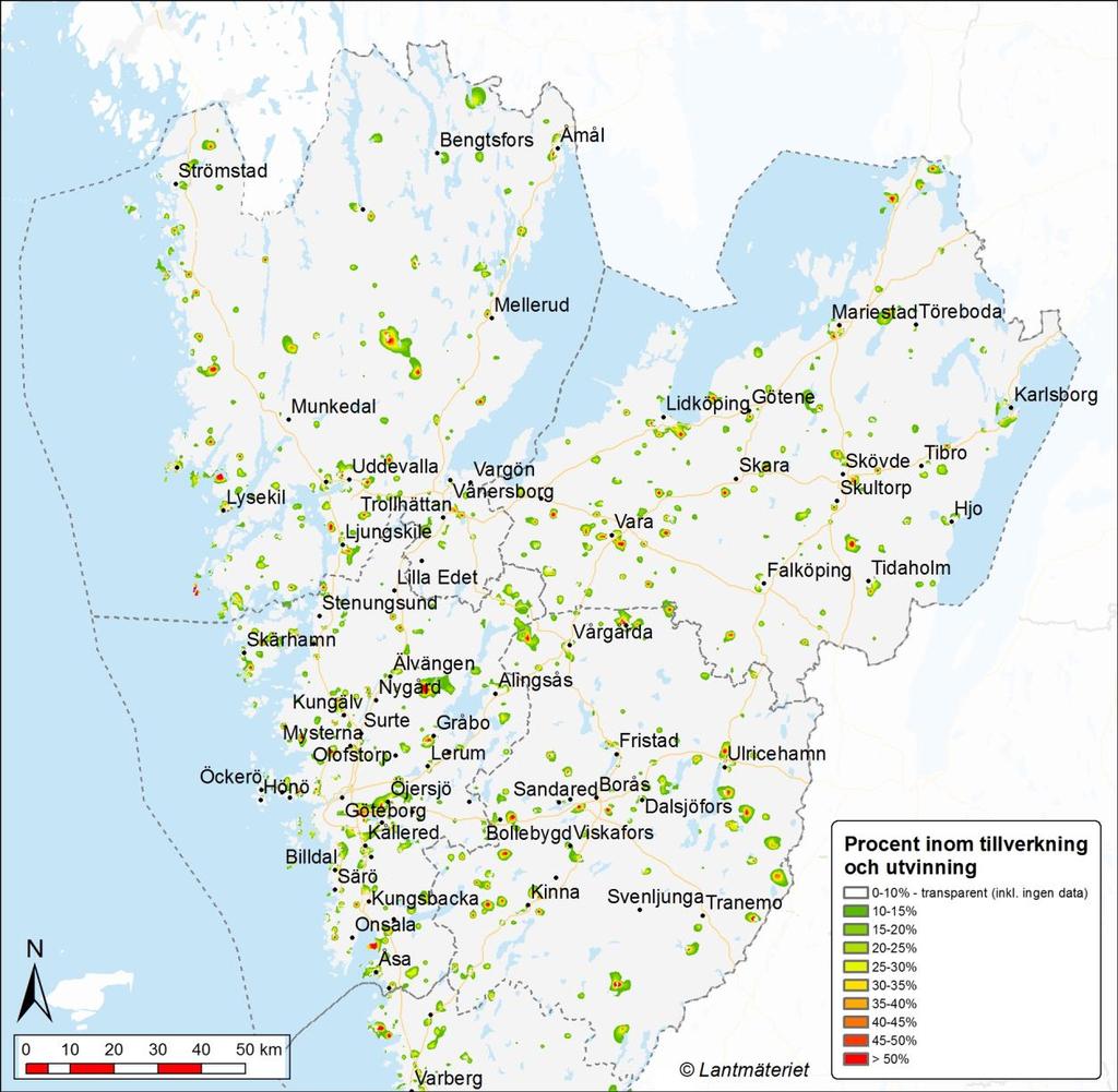 10. Appendix Karta 10:1 Hot spots utanför