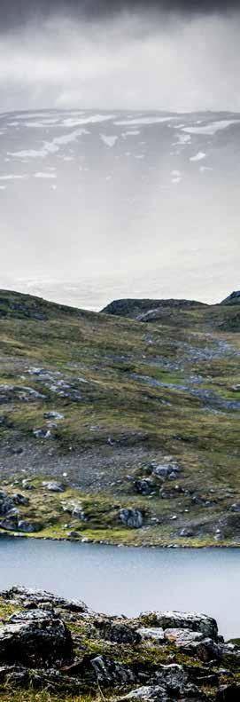 NIKKALUOKTA TILL SALTOLUOKTA VIA KEBNEKAISE Turen startar i byn Nikkaluokta.