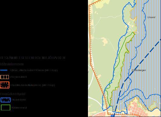 RIKSINTRESSEN OCH ALLMÄNNA INTRESSEN Riksintressen Det aktuella området är av riksintresse enligt 4 kap 2 miljöbalken, Vänern med öar och strandområden, vilket medför att turismens och