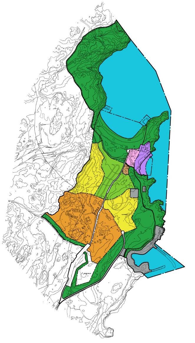 Planförslag Planen medger en utökning av övernattningsstugor och servicebyggnader inom området markerat med N1.