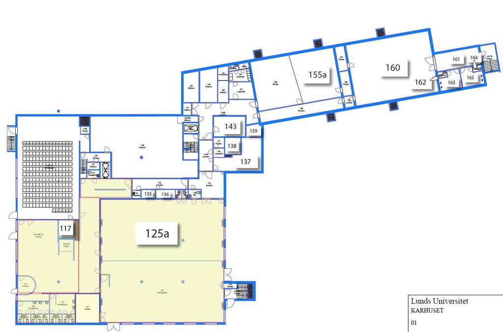 Plats för c:a 700 stående och 380 sittande.