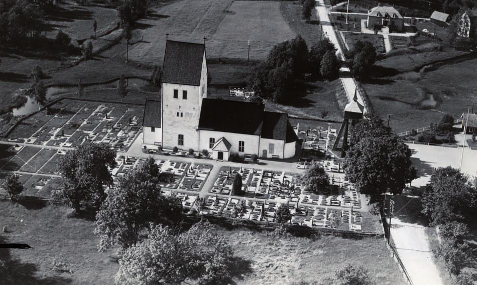 Moheda kyrkogård 1957.