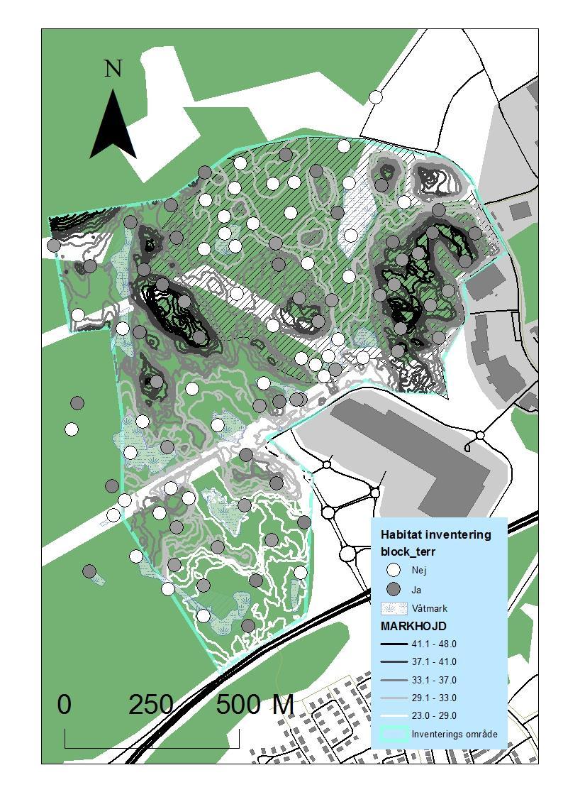 Bedömning av förekomst av: