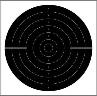 överstiga 0.3 sekunder. 1.3.3.4 När tavlorna har vänt får det inte vara någon synlig vibration som distraherar skytten. 1.3.3.5 Rotationsriktning för rörliga tavlor 1.3.3.6 Visningstider för snabbluft är 10 sekunder, 8 sekunder och 6 sekunder (+0.