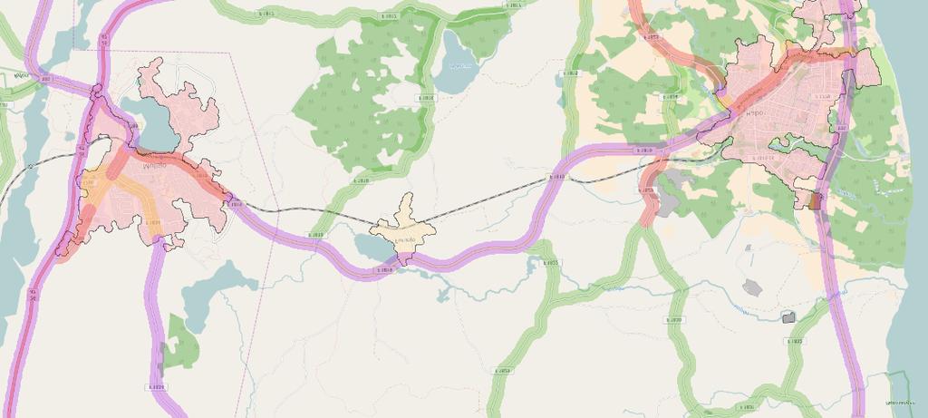 Mullsjö-Habo Mullsjö Furusjö Klingekärrsvägen Habo, industriområde 47 Habo 195 195 26 185 0 1 2 4 Km 195 OpenStreetMap (and contributors, CC-BY-SA Sträckan är identifierad genom Kågesonmodellen.