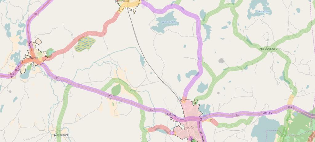 Sävsjö-Stockaryd Sävsjö 128 127 127 30 Vrigstad 30 Stockaryd 0 1,5 3 6 Km OpenStreetMap (and contributors, CC-BY-SA Sträckan har identifierats genom den modifierade Kågesonmodellen.