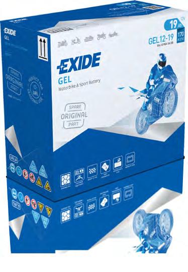 Li-Ion Exide får passionen att växa; nu lanserar företaget det nya Li-Ion Motorcykel- & sportbatteriet för dem som söker den ultimata körupplevelsen!